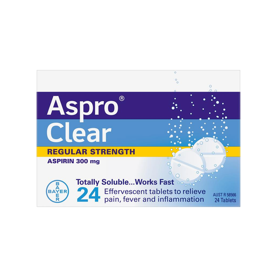 Aspro Clear aspirin 24tabs 300mg