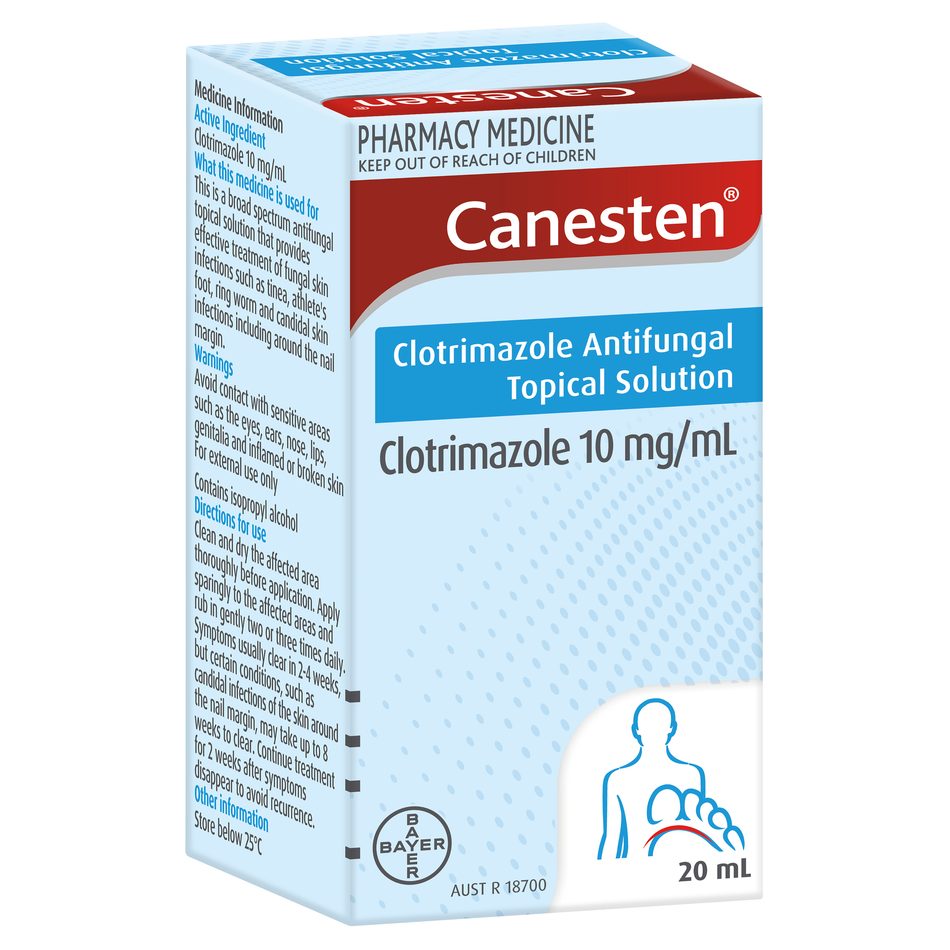 Canesten Topical Solution 1% 20mL (S2)