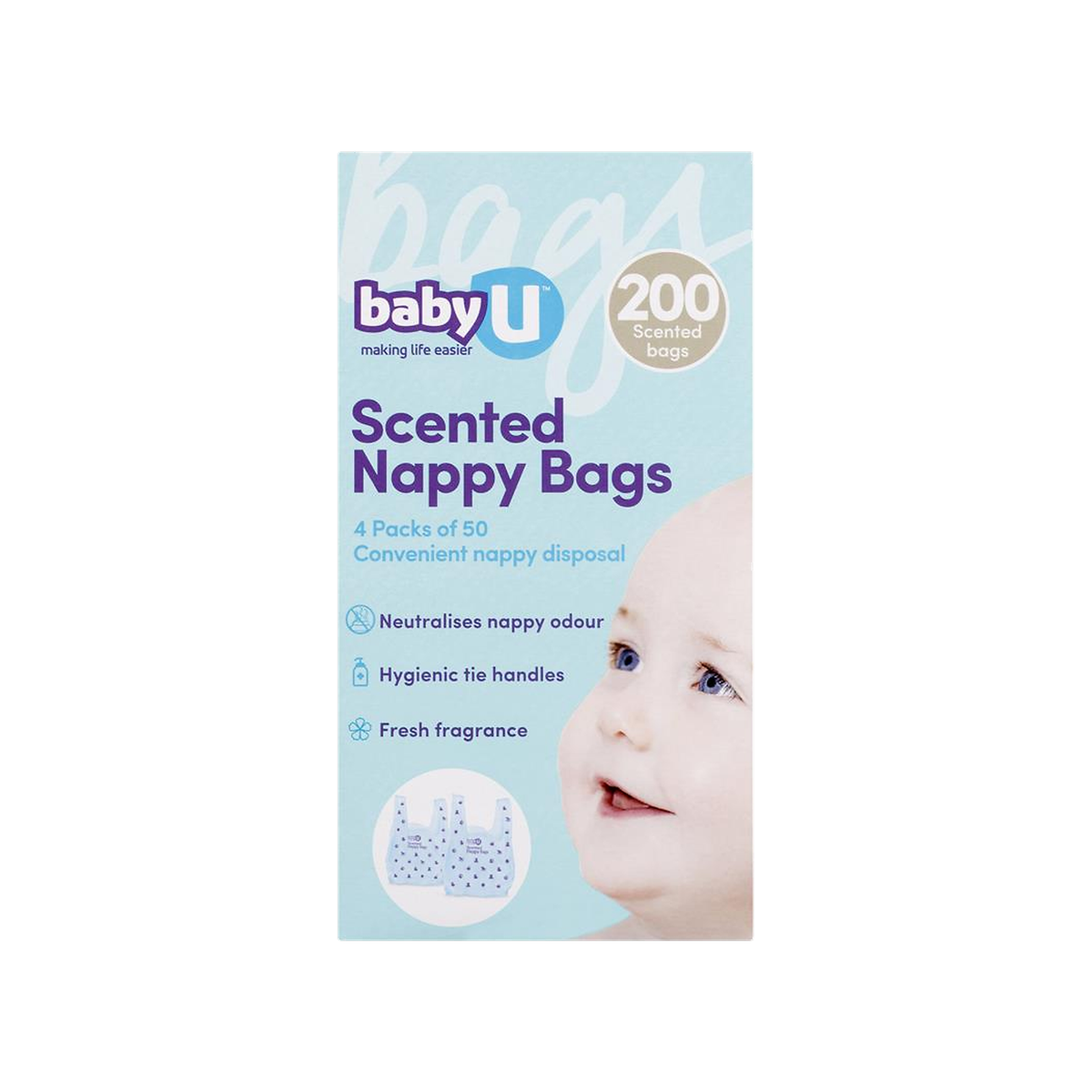 Baby U Scented Nappy Sacks
