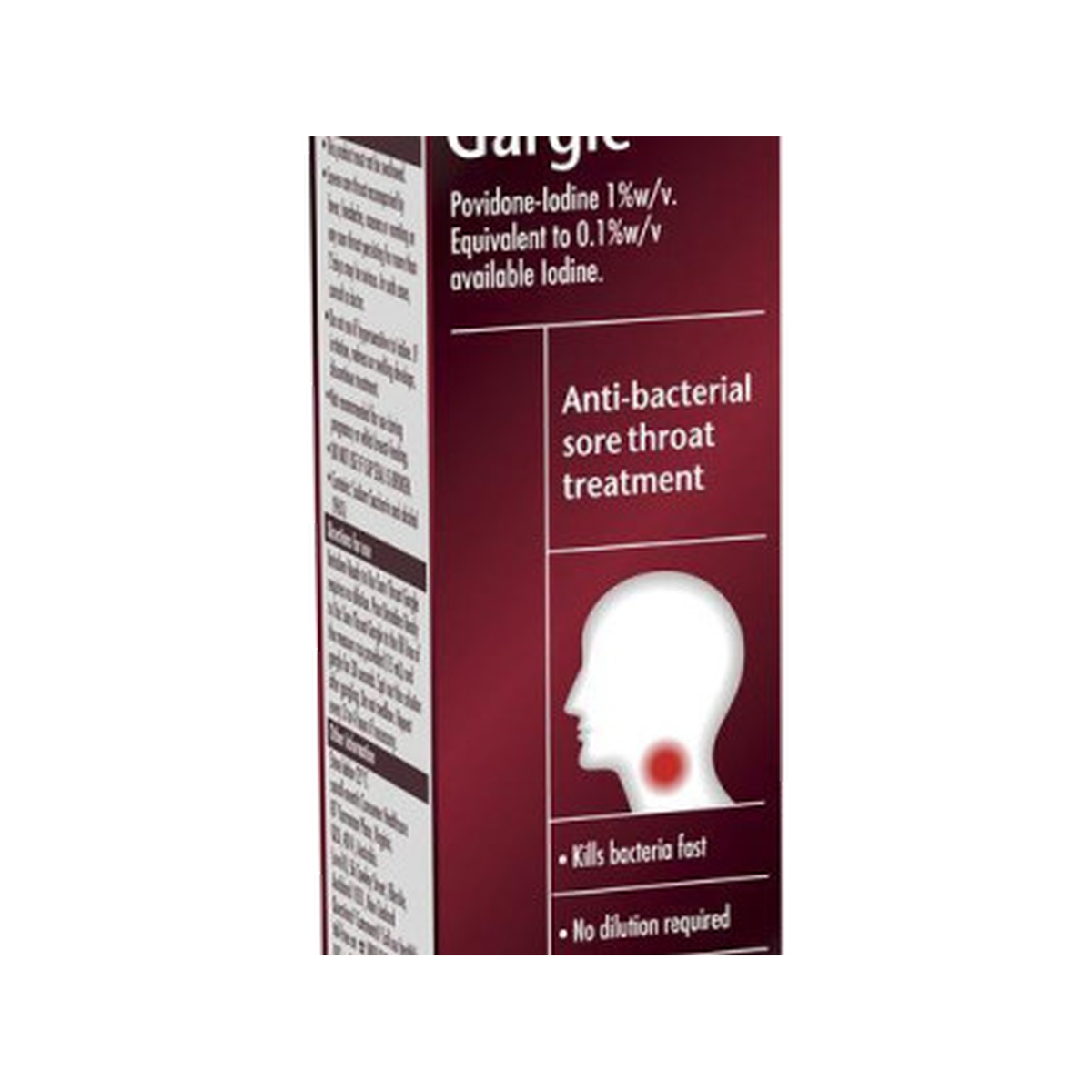 Betadine Ready to Use Sore Throat Gargle  120mL