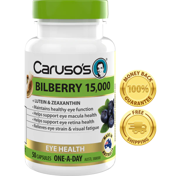 Caruso's Bilberry 15,000 50caps