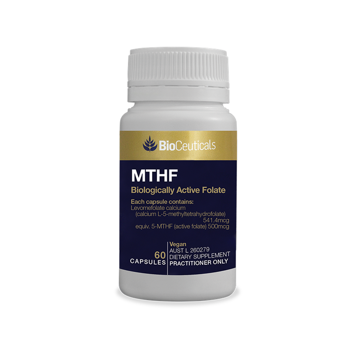 Bioceuticals MTHF 60 capsules
