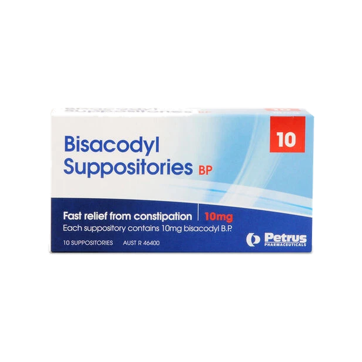 Bisacodyl Suppository 10 mg 10 Pack