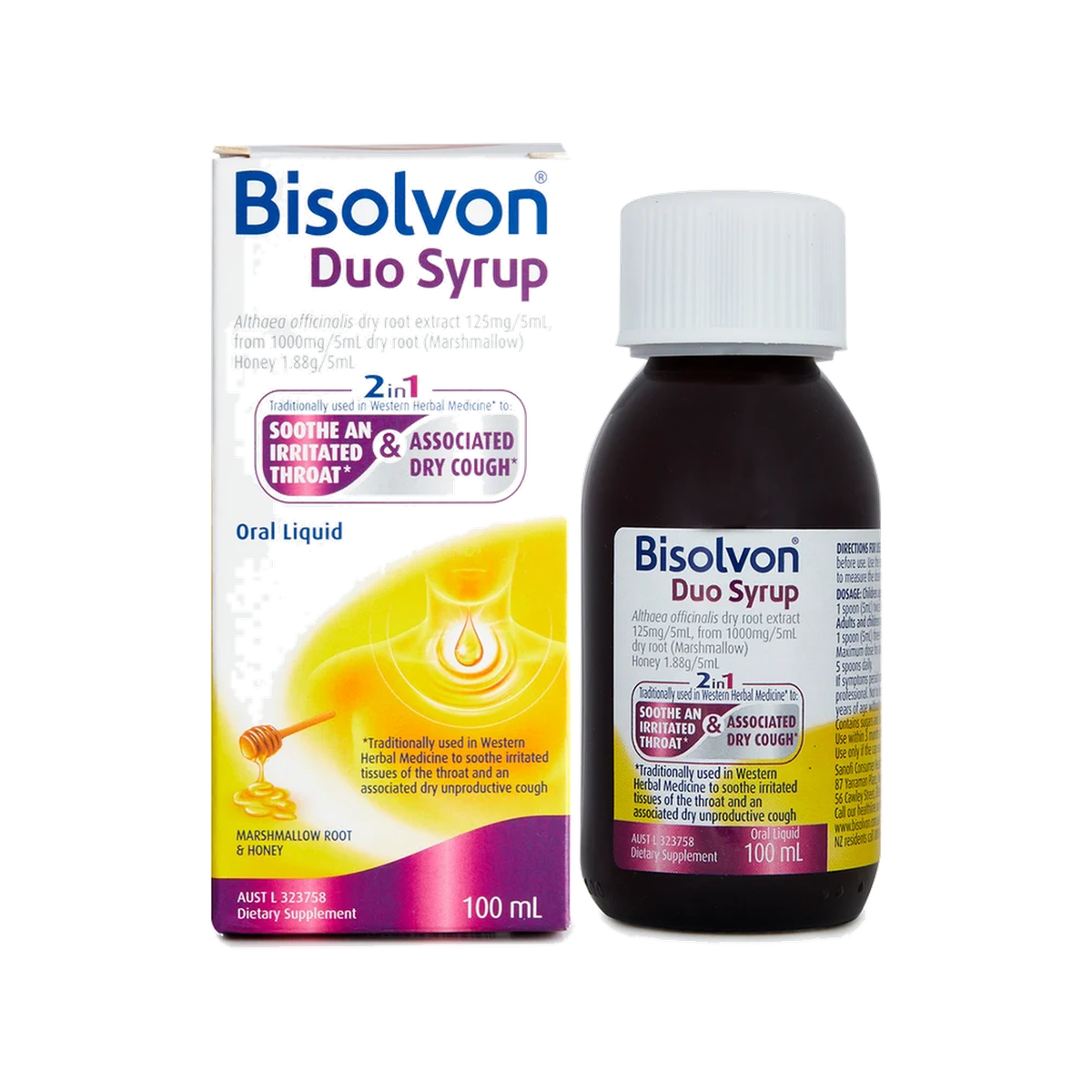 Bisolvon Duo Cough Syrup 100mL