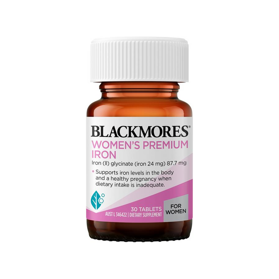 Blackmores Women's Premium Iron 30 Tablets