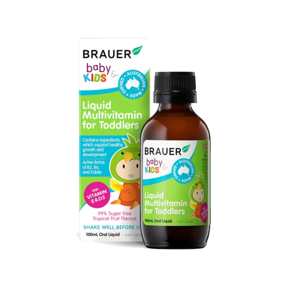Brauer Toddlers Liquid Multivitamin 100mls