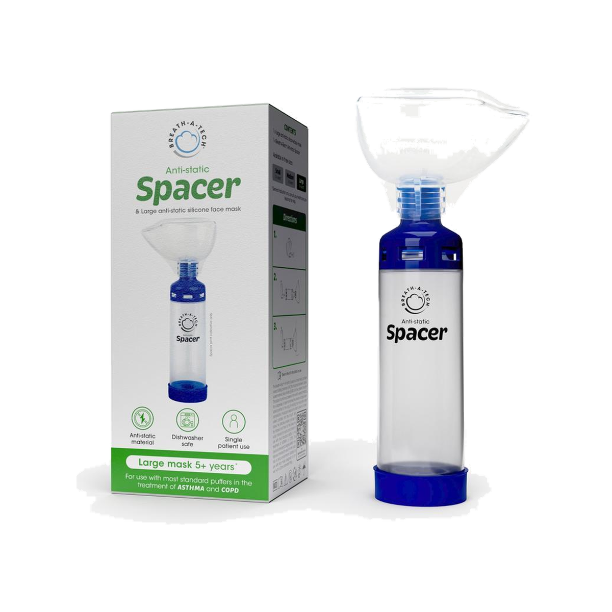 Breath-A-Tech Spacer + Mask
