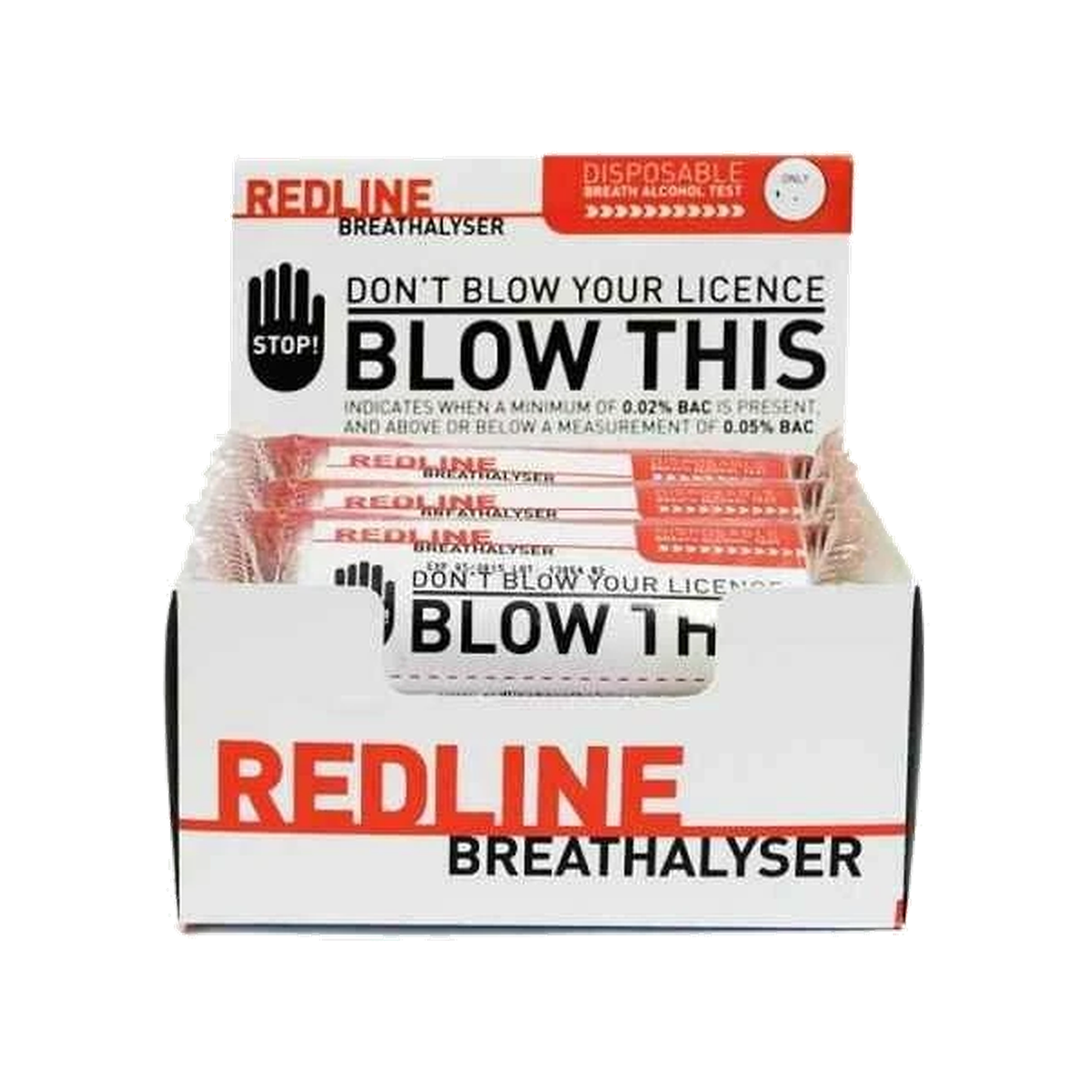 Breathalyser Redline (10 Pack)