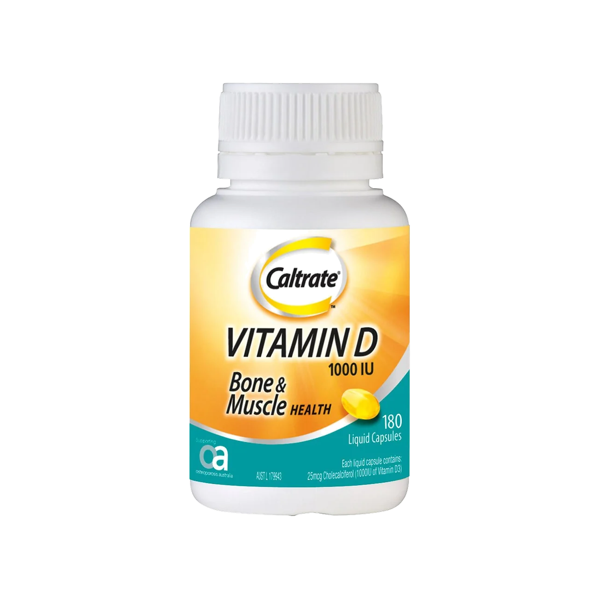 Caltrate Vitamin D 1000iu Liquid Capsules