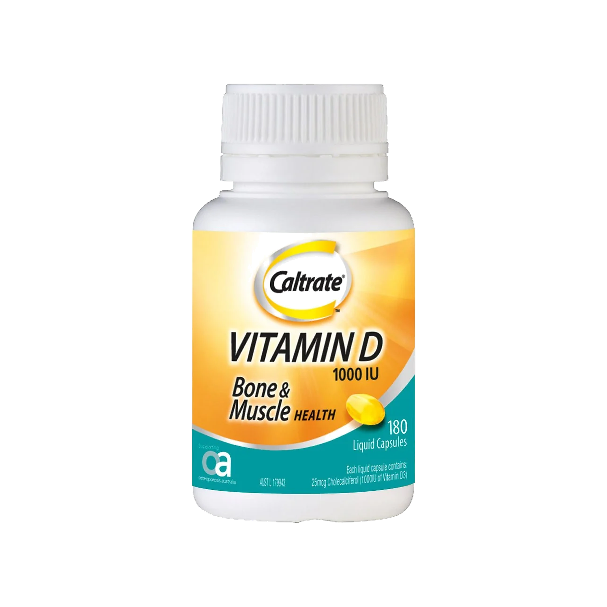 Caltrate Vitamin D 1000iu Liquid Capsules