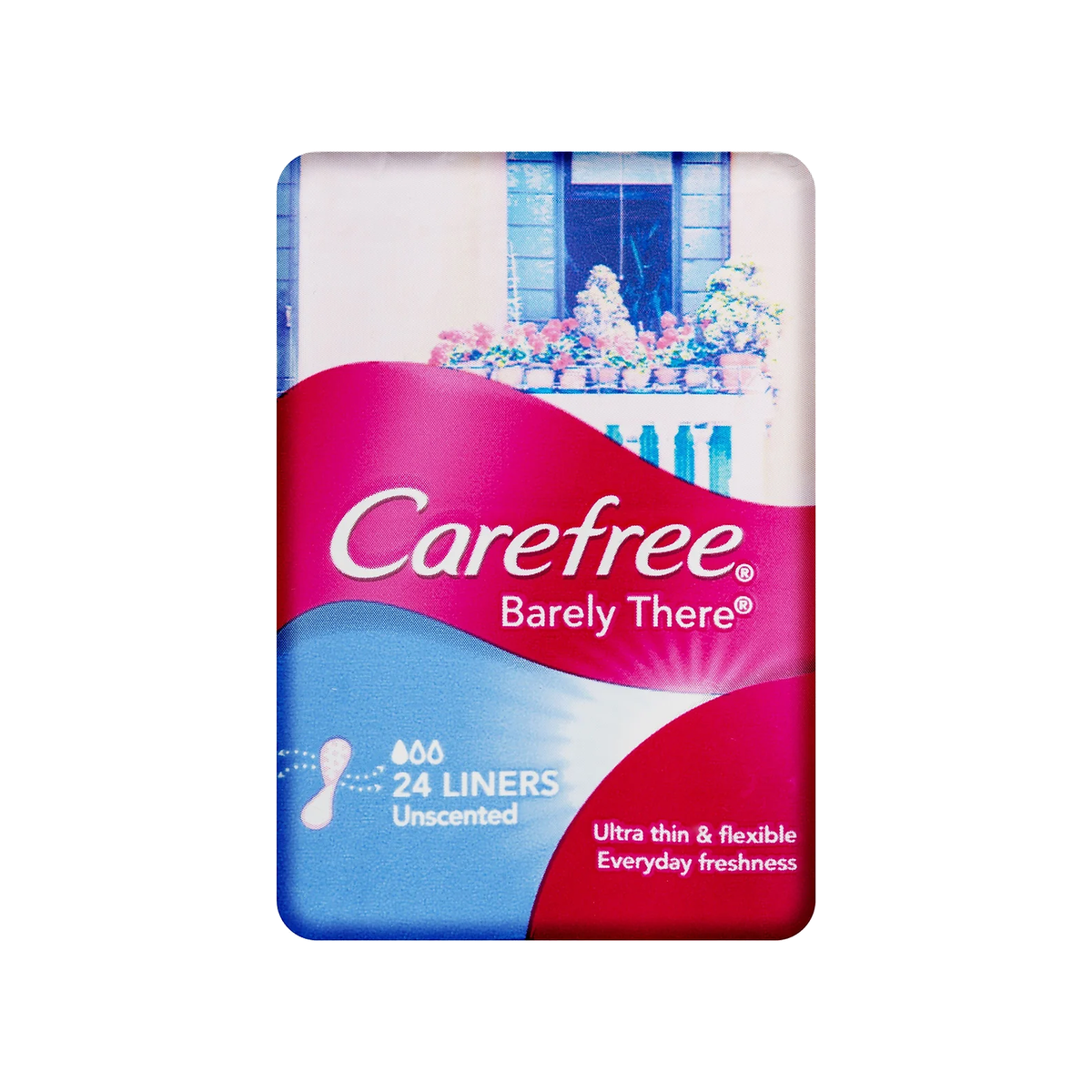 Carefree Panty Liners Pack Barely There Liners 24 Pack