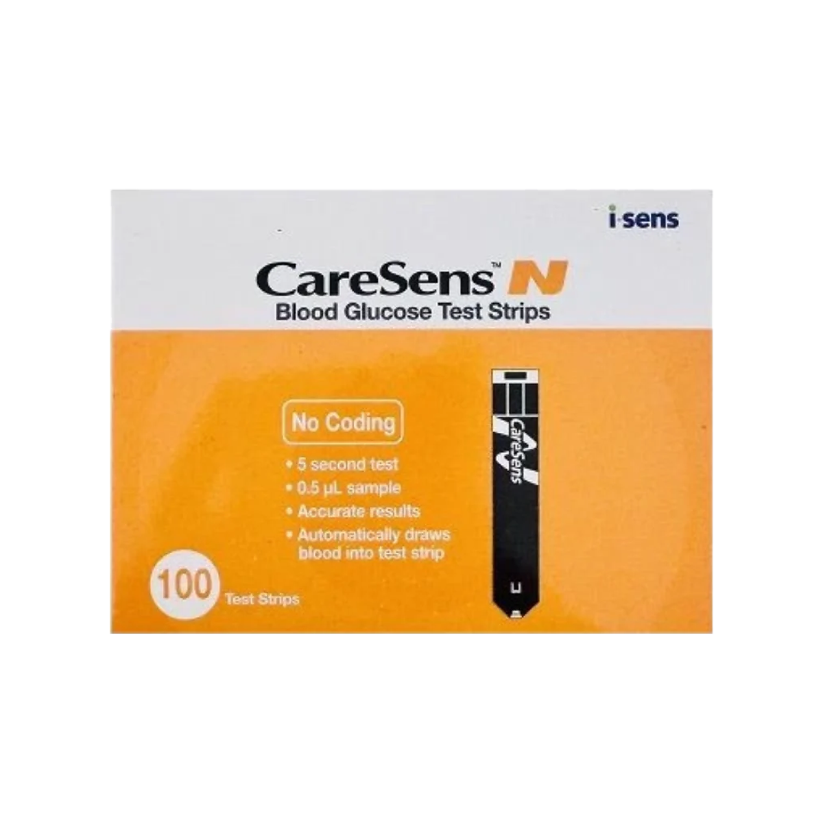 CareSens N Blood Glucose Test Strips 100 Pack