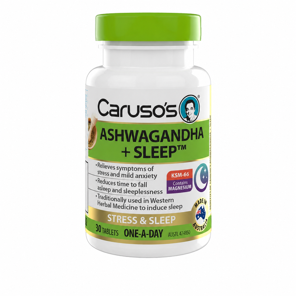 Caruso's Ashwagandha + Sleep 30 Tablets