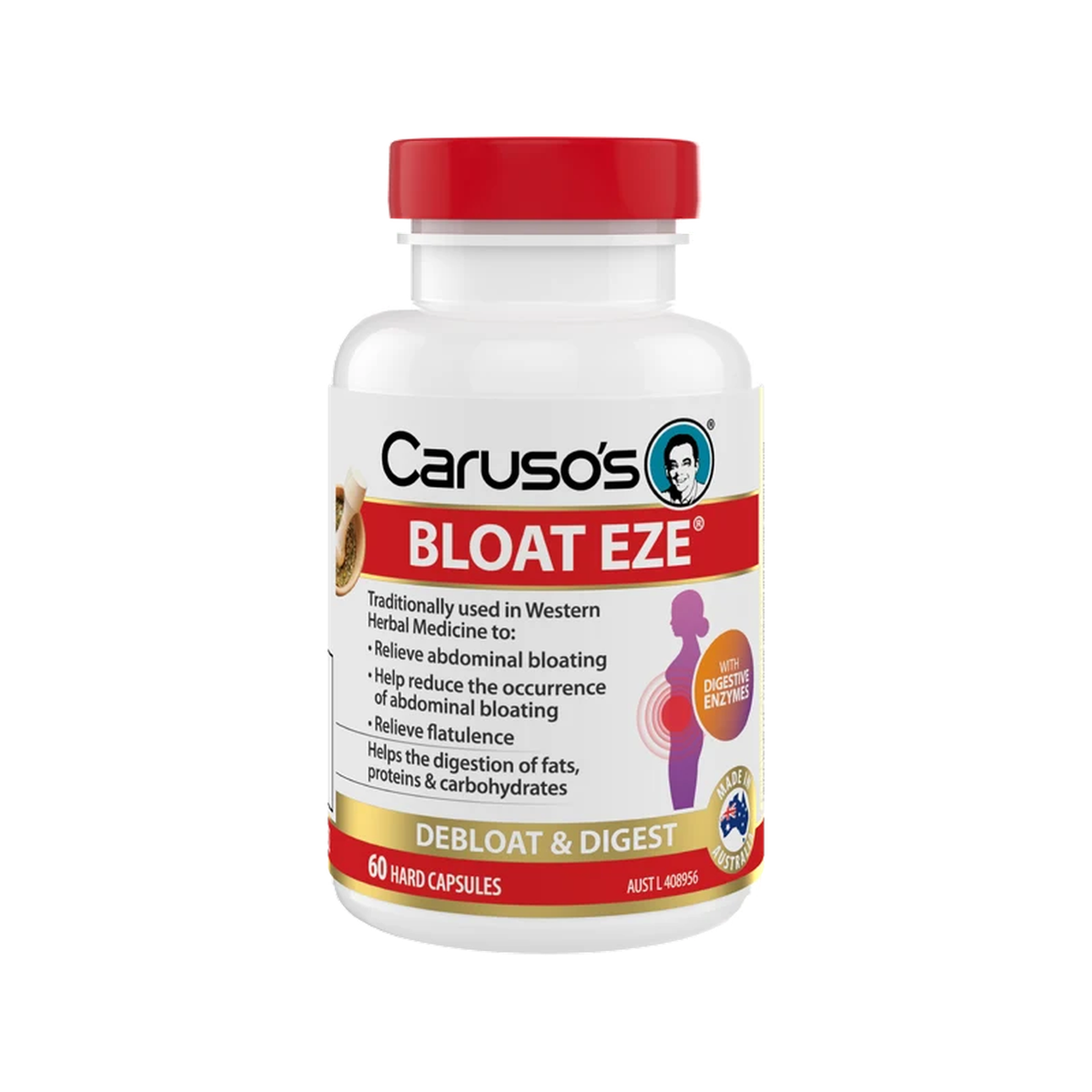 Caruso's Bloat Eze 60capsules
