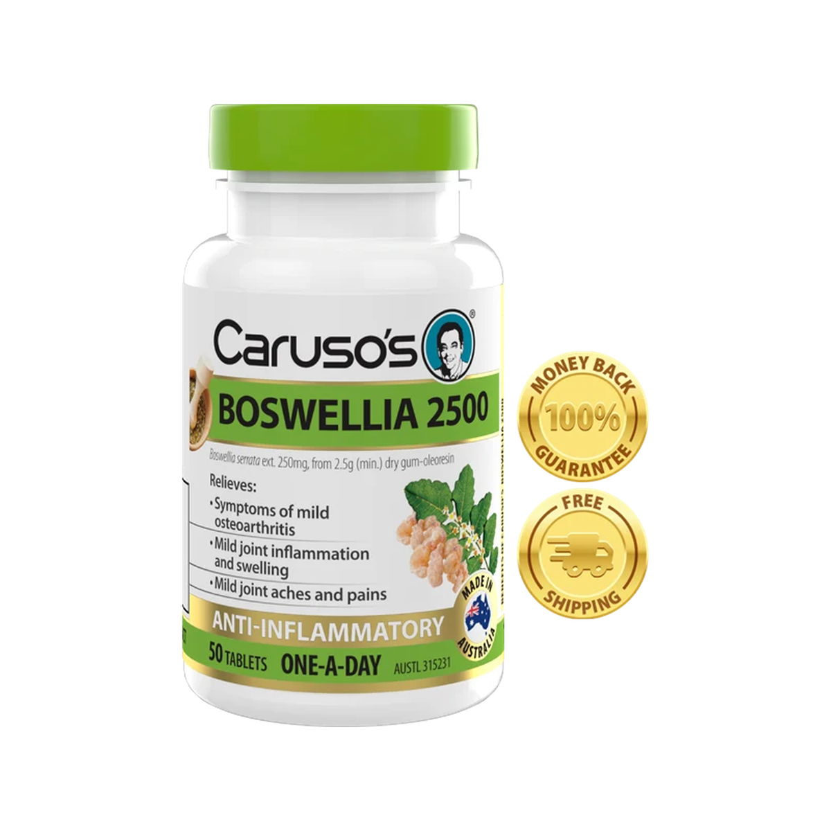 Caruso's Boswellia 2500 50 tablets