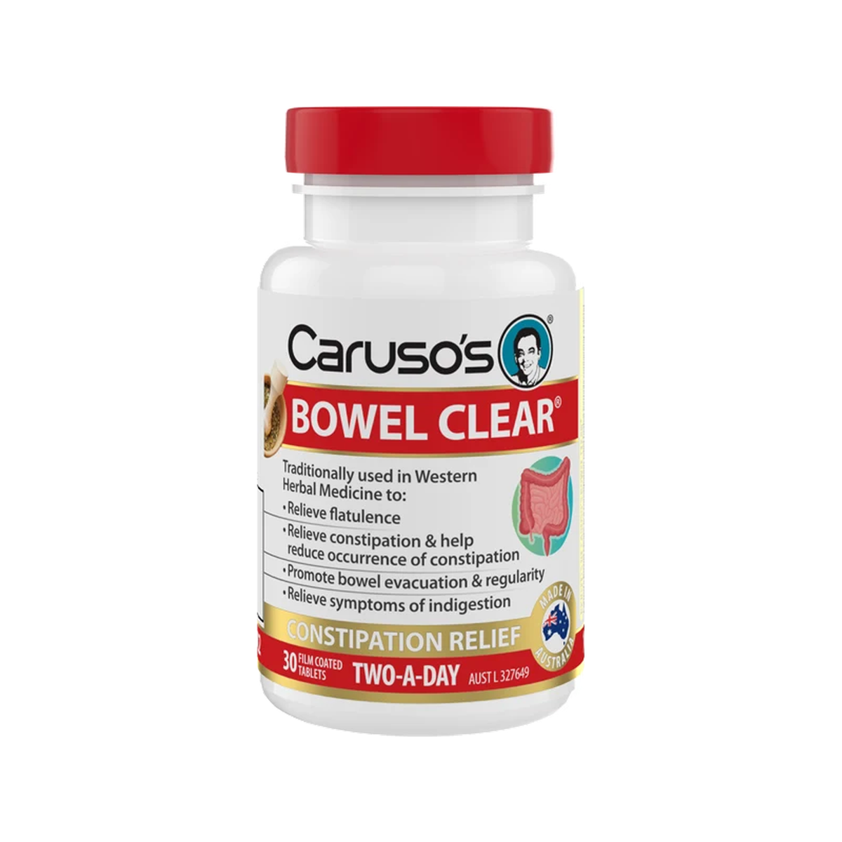 Caruso's Bowel Clear 30 tablets
