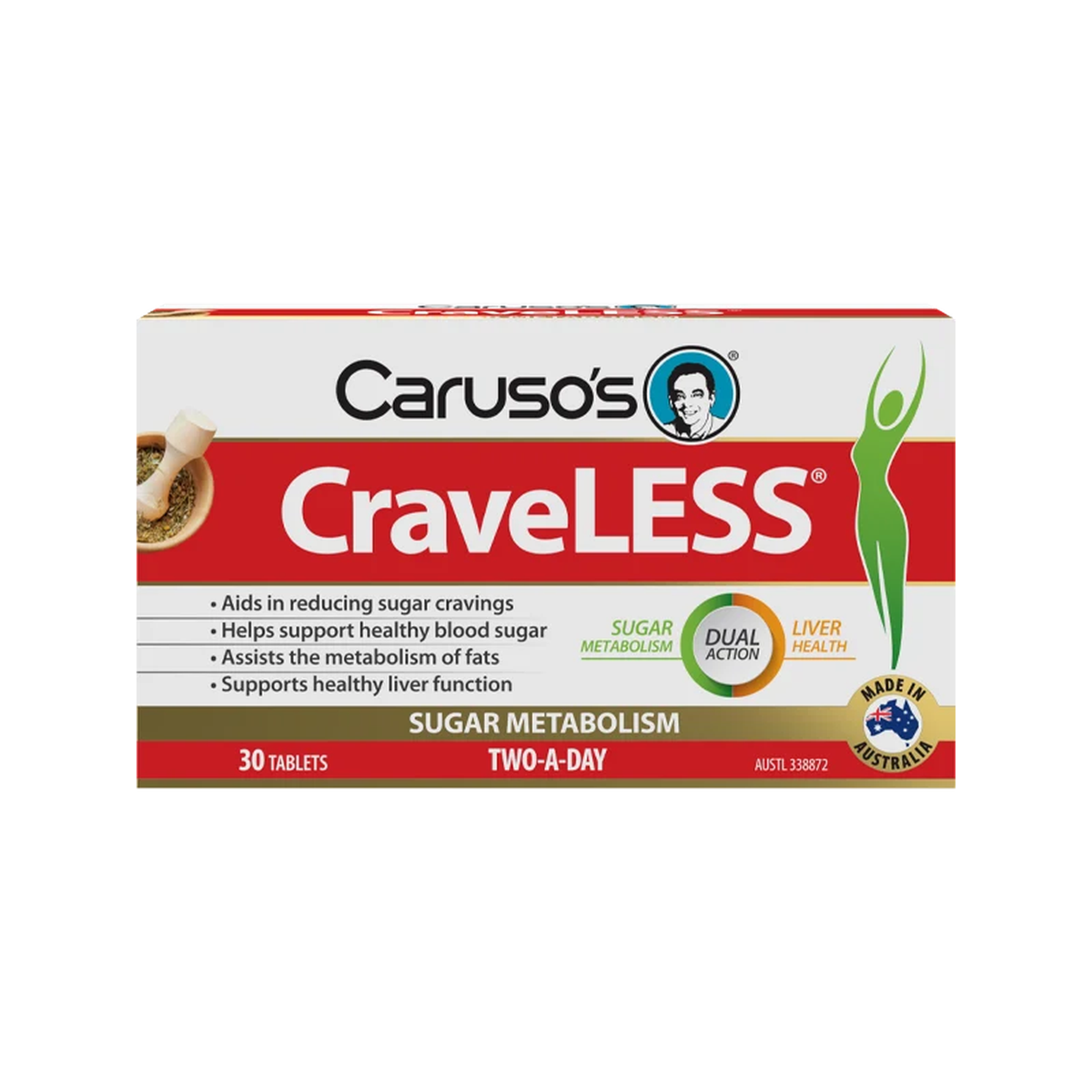 Caruso's CraveLESS 30Tablets
