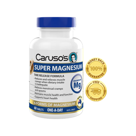Carusos Super Magnesium 240 Tablets ONCE A DAY