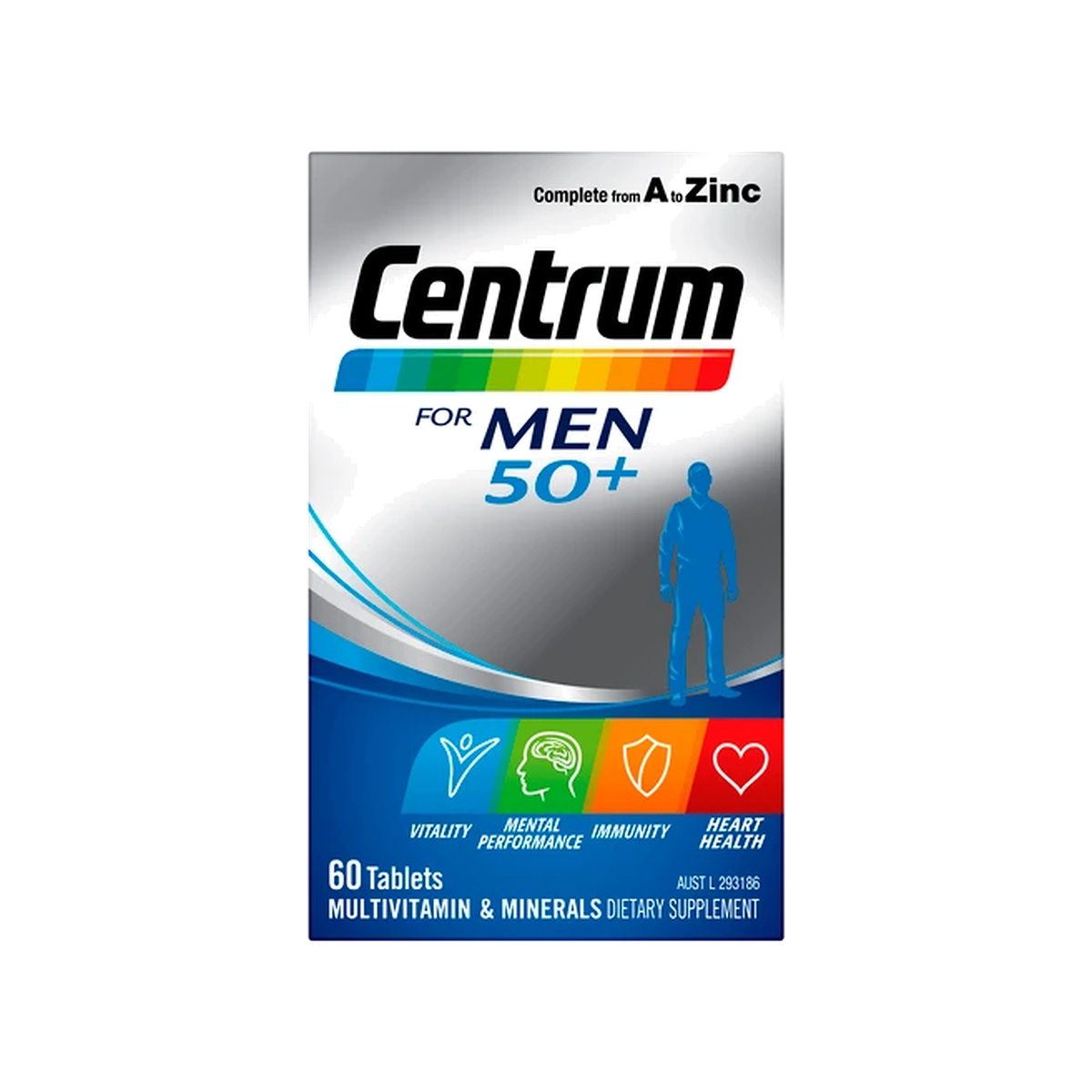 Centrum 50+ 60 Tablets