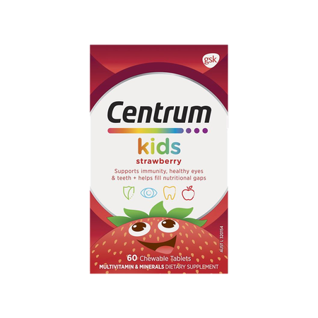 Centrum Kids Strawberry 60 Chewable Tablets