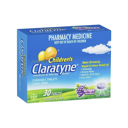 Claratyne Children's Chewable Tab 30  4939