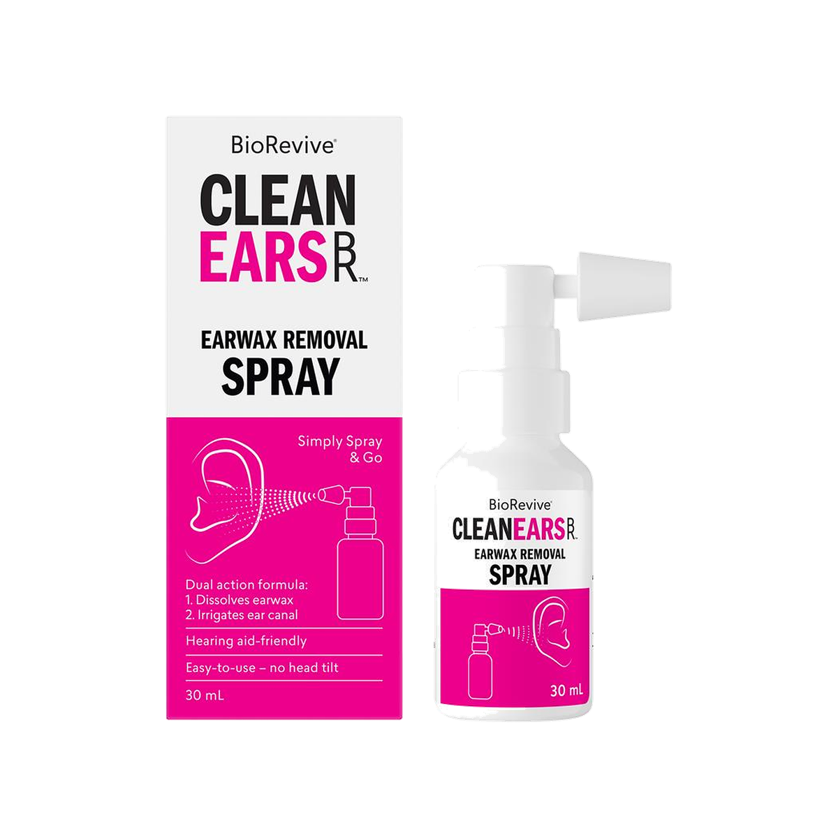Clean Ears Wax Removal Spray 30mL