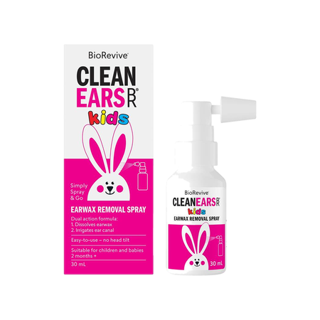 CleanEars Kids Ear Wax Removal Spray 30mL