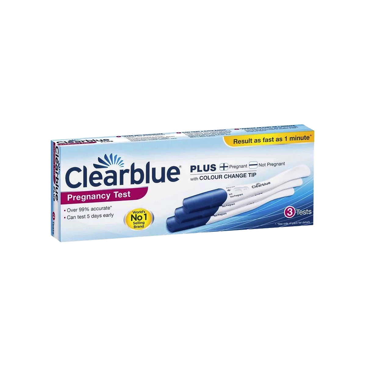 Clearblue Plus Pregnancy Test 3 Packs