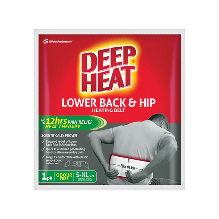 Deep Heat Lower Back & Hip Heat Belt