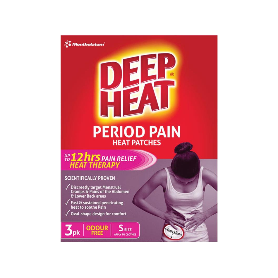 Deep Heat Period Pain Heat Patch 3 Pack