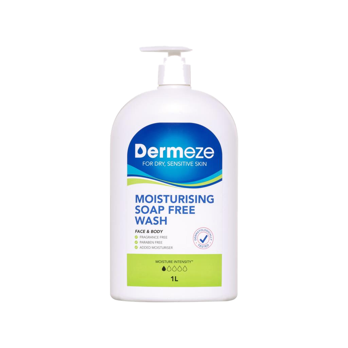 DermEze Soap Free Wash 1 Liter (PUMP)
