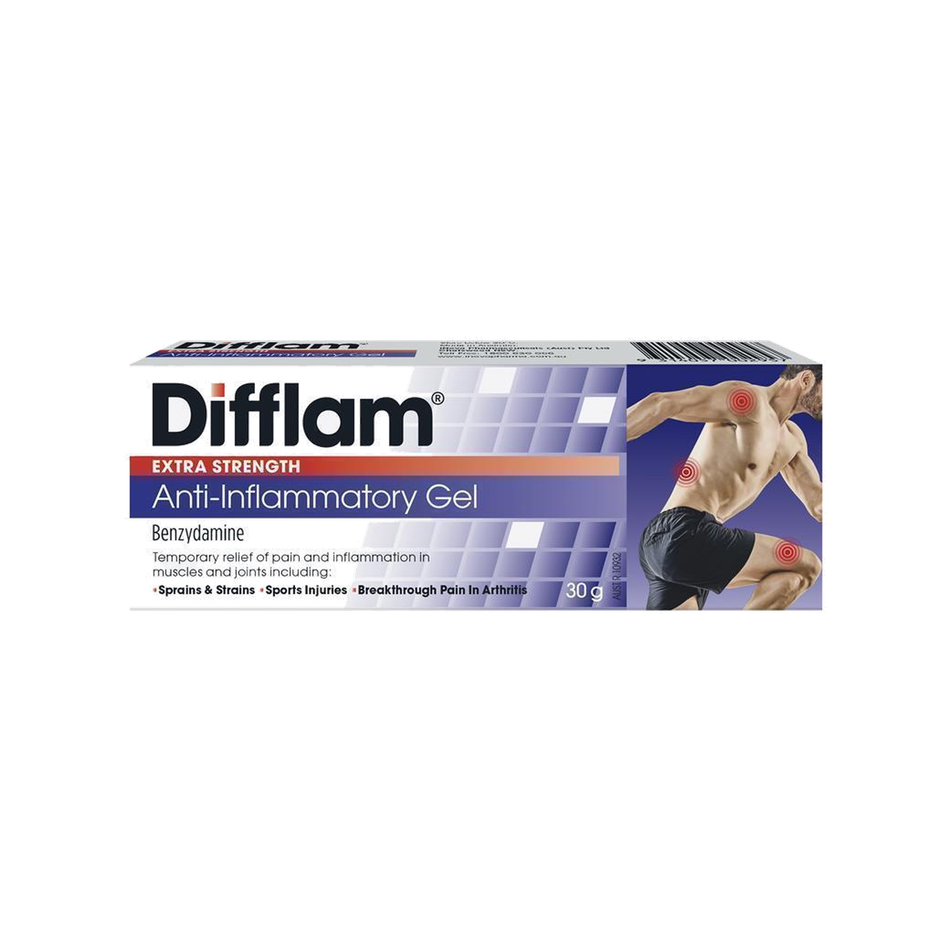 Difflam Extra Strength Anti-Inflammatory Gel 5% 30g