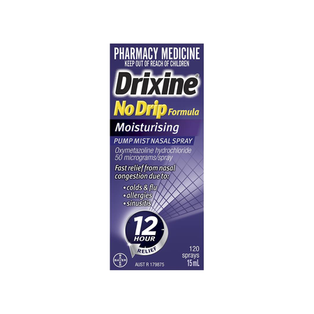 Drixine No-Drip Moisturising Spray (S3)