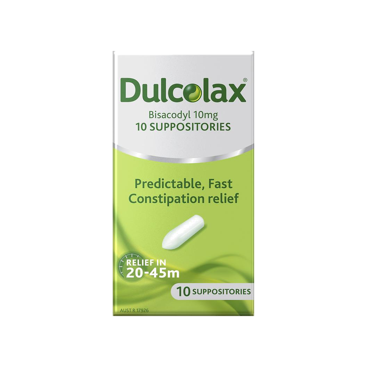 Dulcolax Suppository Adult 10mg (10 Suppositories)