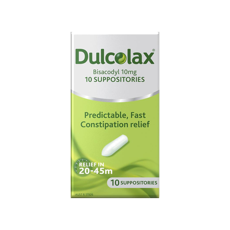 Dulcolax Suppository Adult 10mg (10 Suppositories)