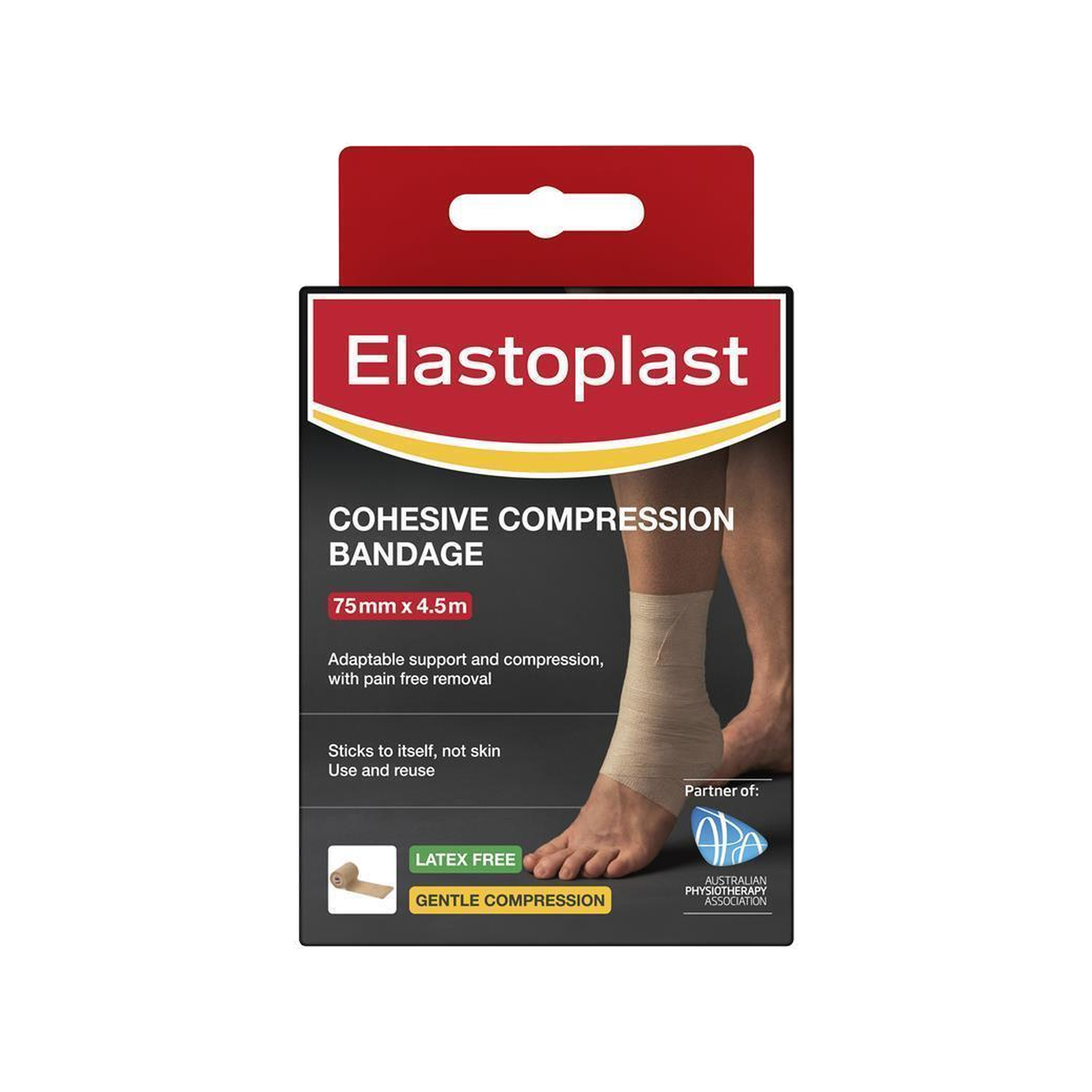 Elastoplast Sport Cohesive Compression Bandage 7.5cm x 4.5m