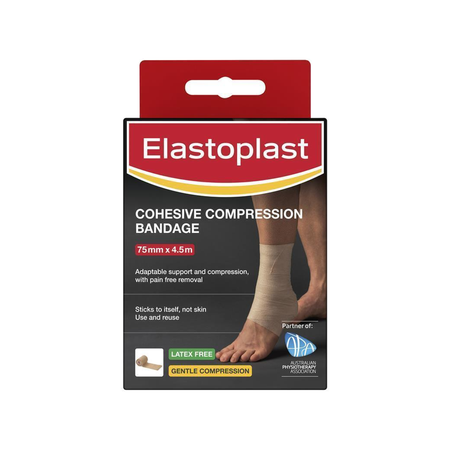 Elastoplast Sport Cohesive Compression Bandage 7.5cm x 4.5m