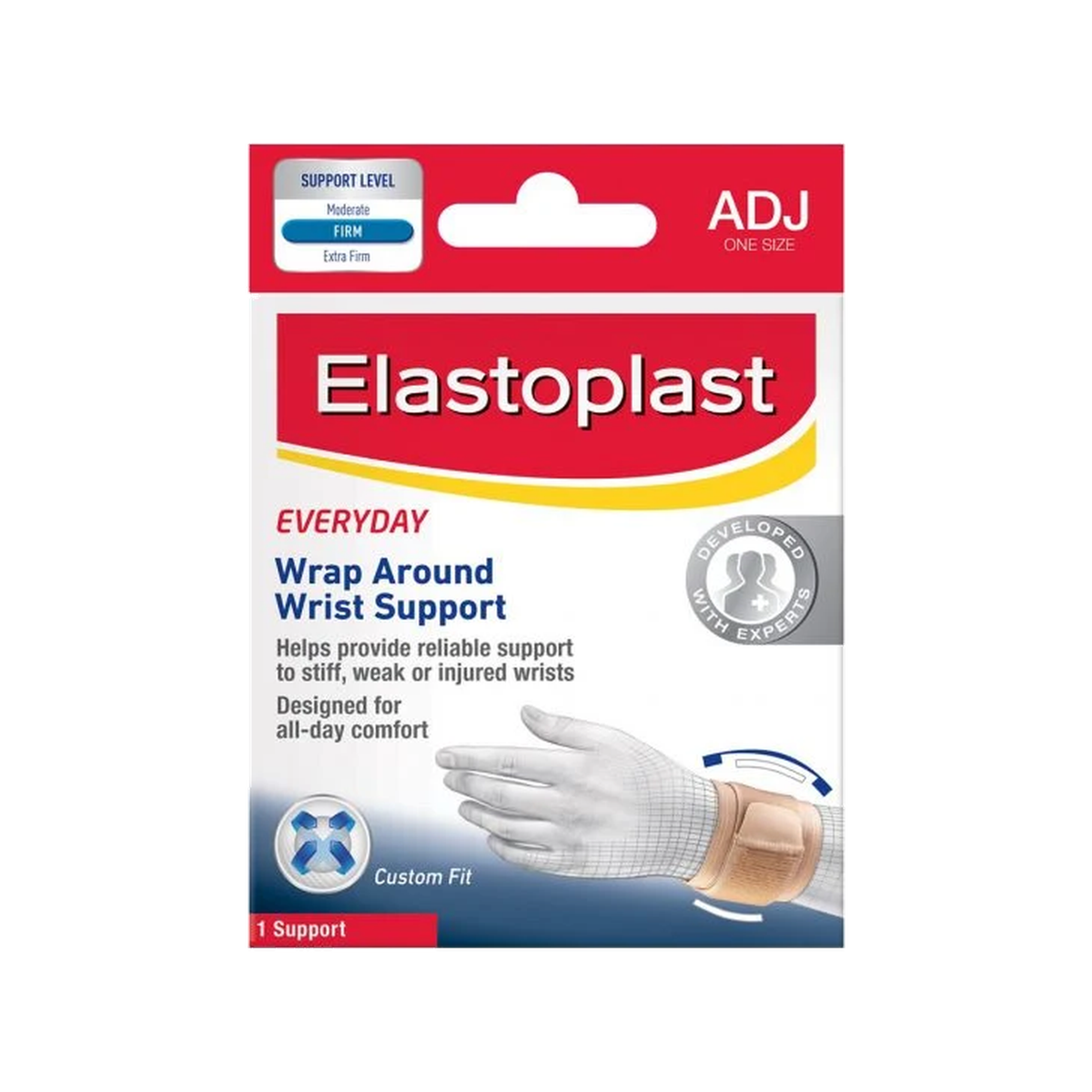 Elastoplast Sport Wrap Around Wrist Support Beige
