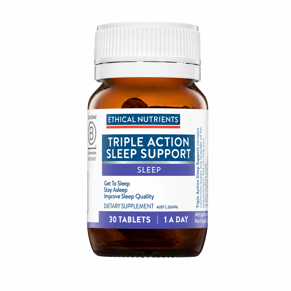 Ethical Nutrients Triple Action Sleep Support 30 Tablets