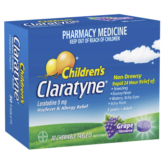 Claratyne Children's Chewable Tab 30  4939