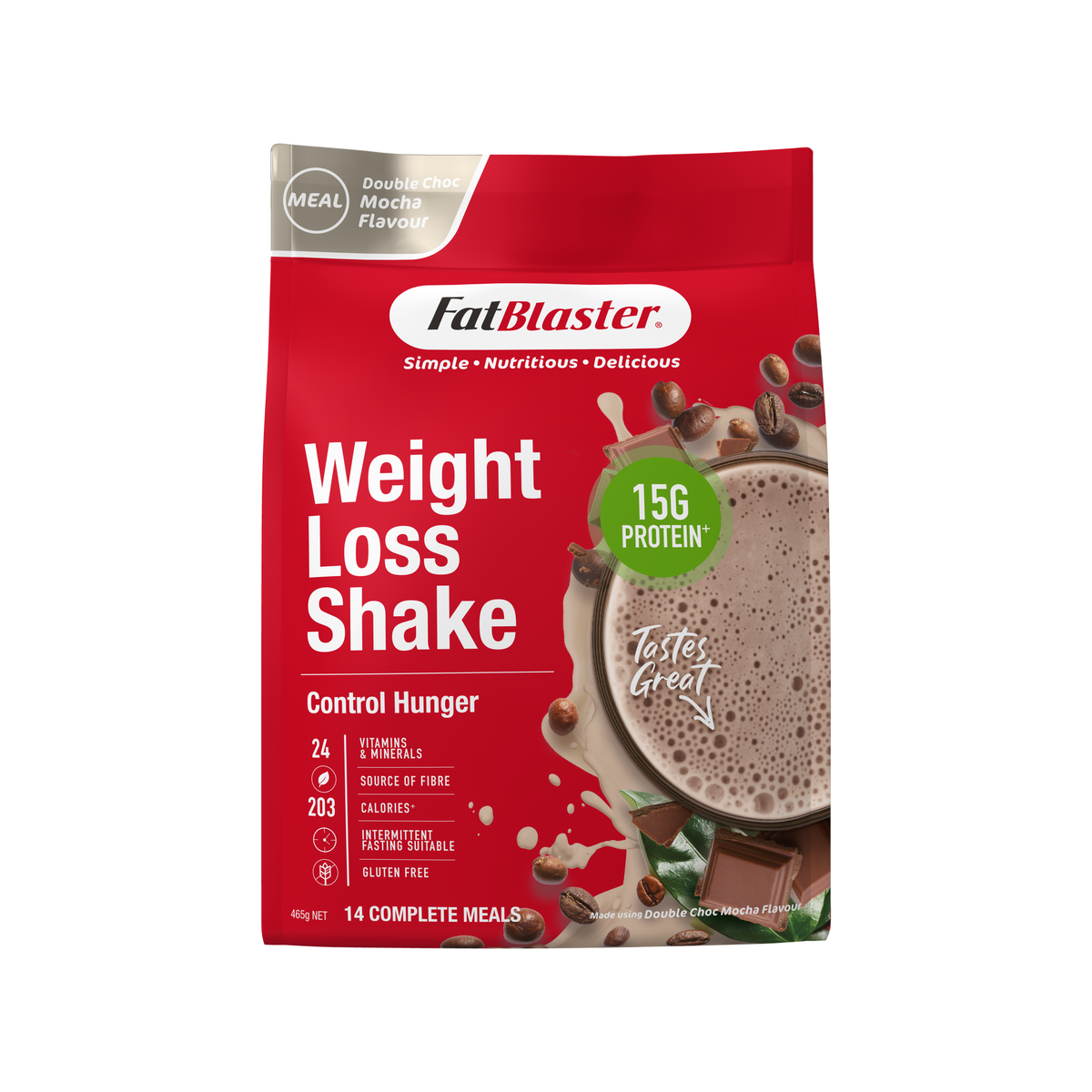 Fat Blaster FatBlaster Double Choc Mocha Weight Loss Shake  5091