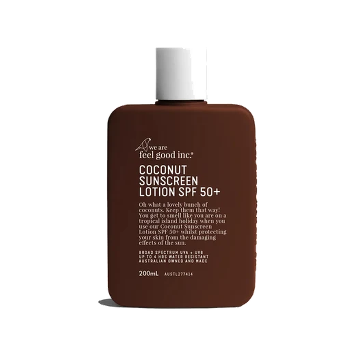 FEEL GOOD INC COCONUT SUNSCREEN SPF50+ 200MLS