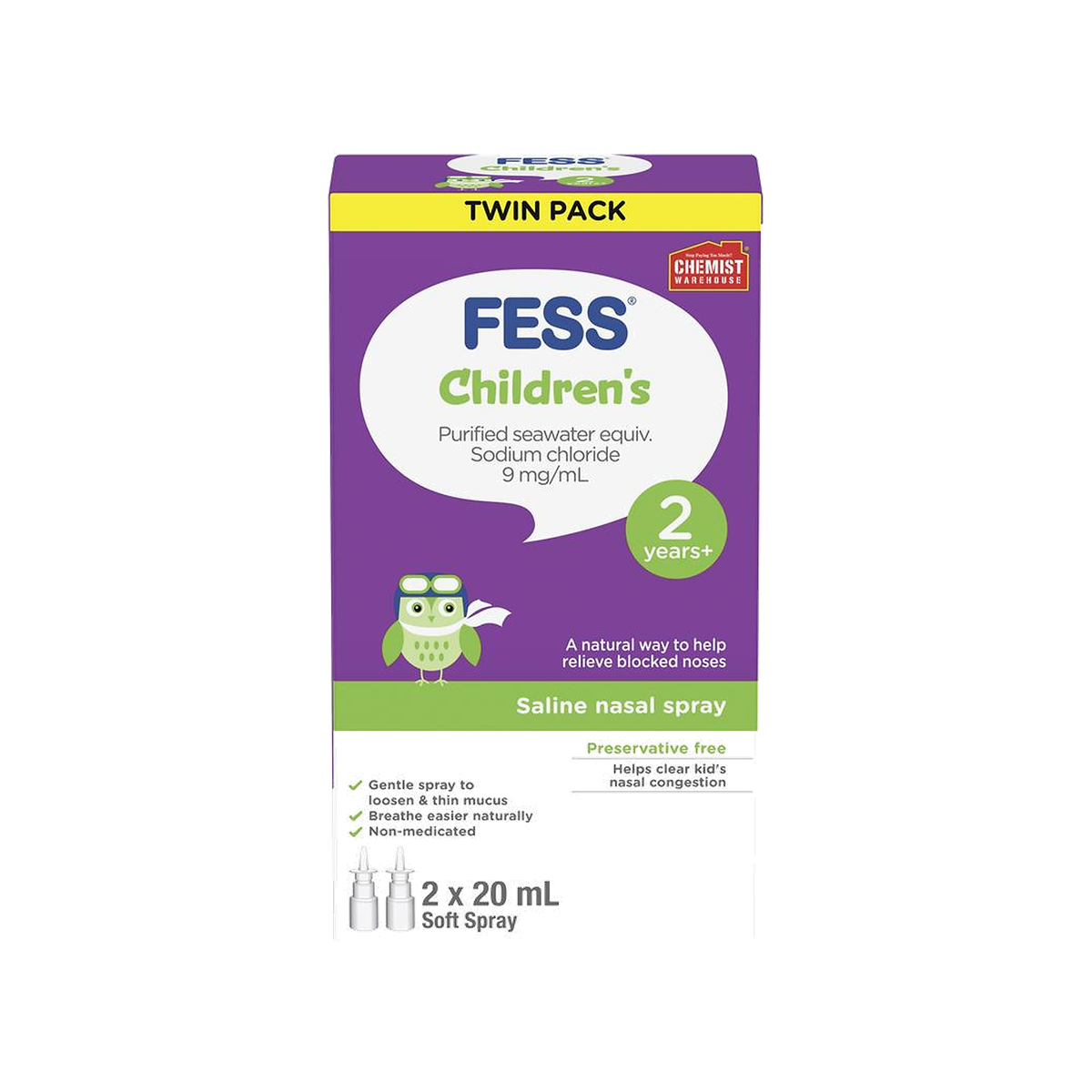 Fess Nasal Spray Child 20mL