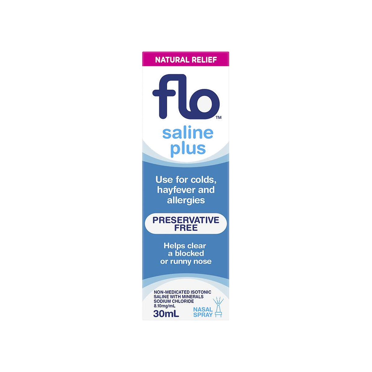 Flo Saline-Plus Nasal Spray 30