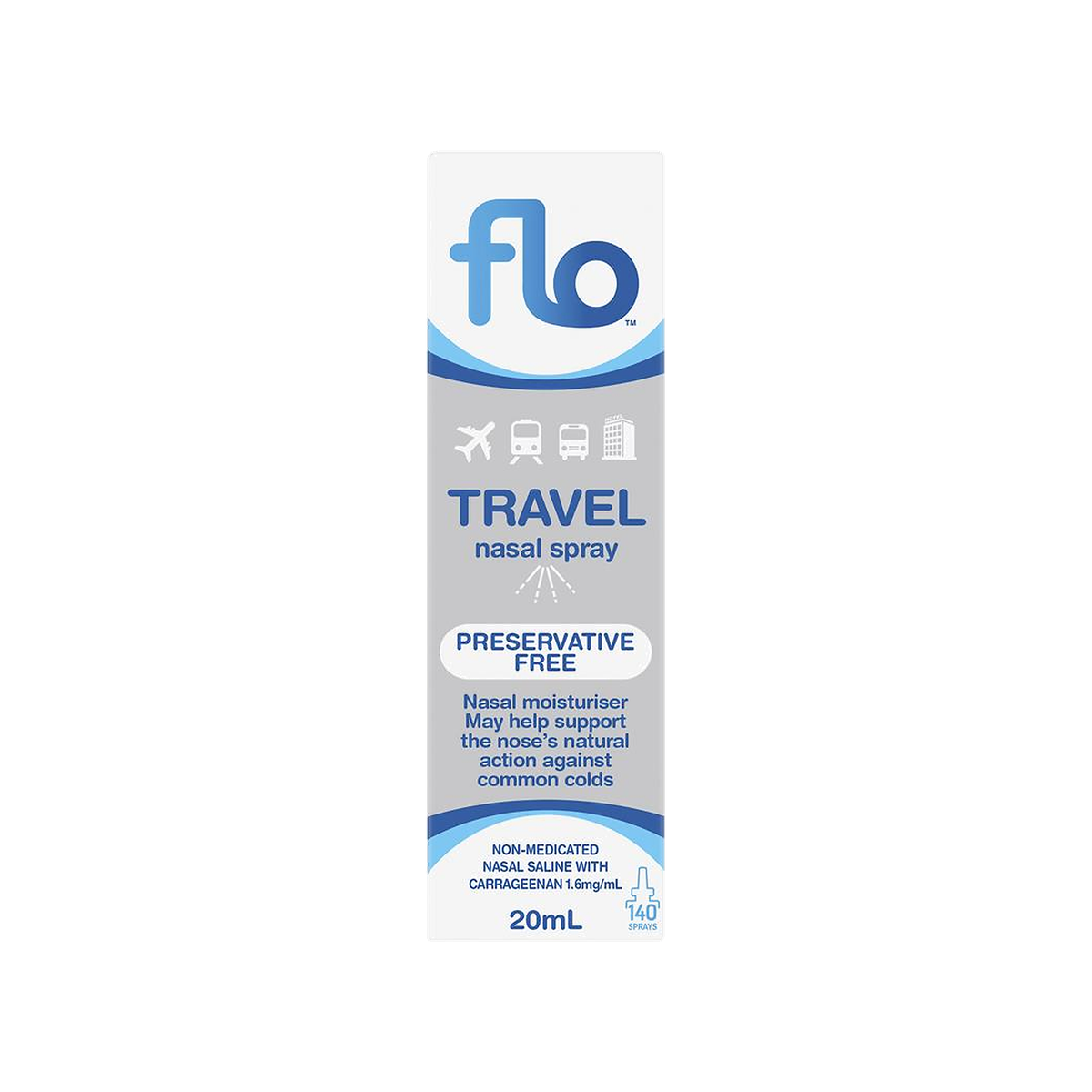 Flo Travel Nasal Spray 20mL 0497