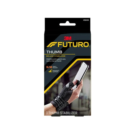 Futuro Deluxe Thumb Stabilizer Black S/M