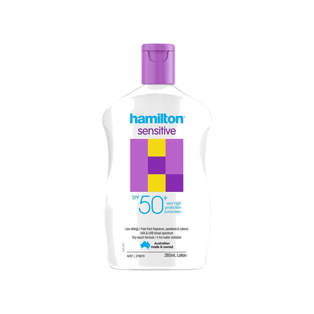 Hamilton Sunburn Sensitive Lotion SPF50 250mL