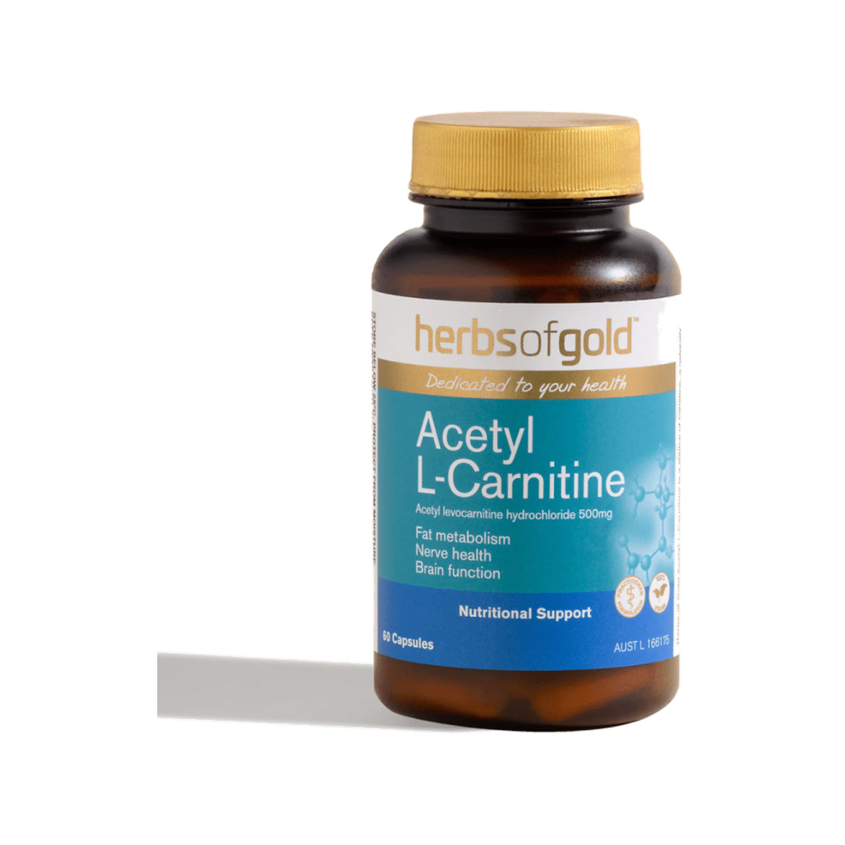 HERBS OF GOLD ACETYL L -CARNITINE 60 CAPS