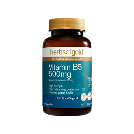 HERBS OF GOLD B5 500MG 60 CAPS