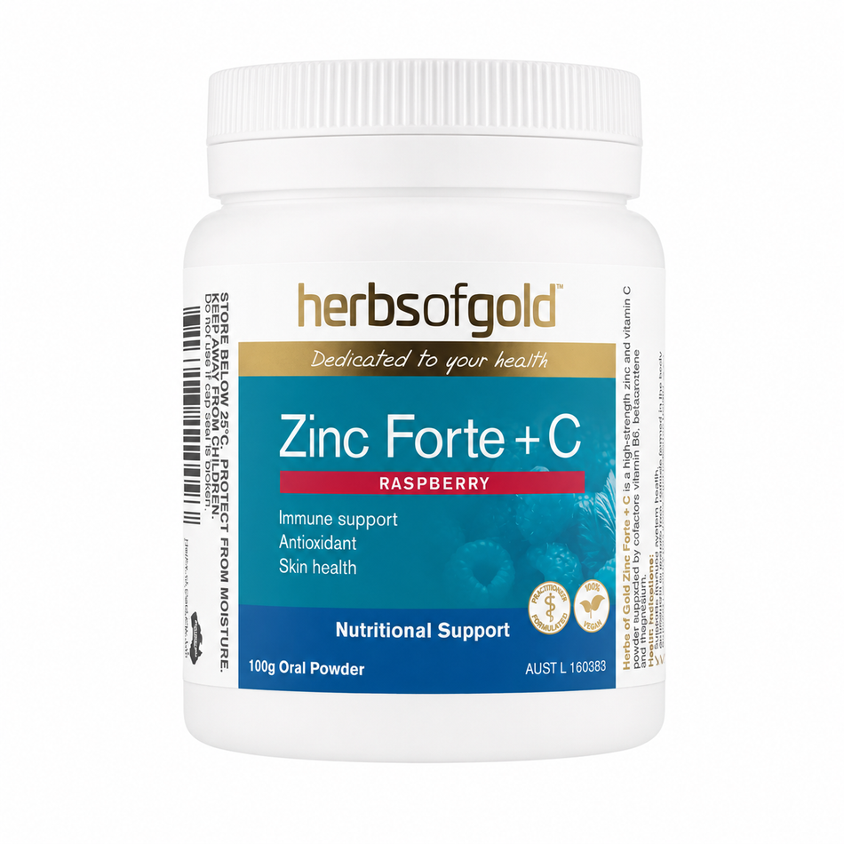 Herbs of Gold Zinc Forte + C 100g